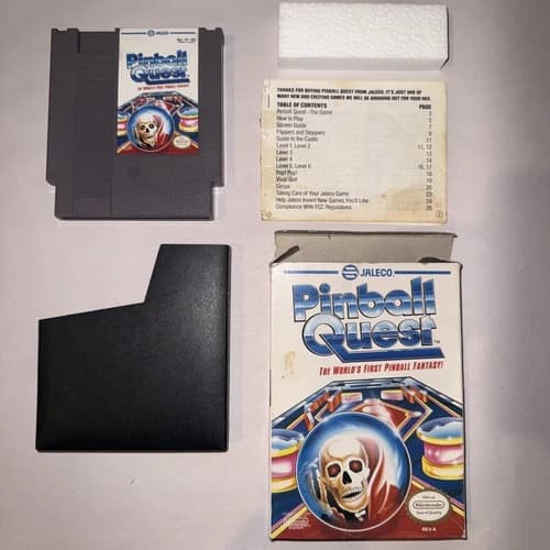 Pinball Quest (Nintendo NES) Complete in Box CIB