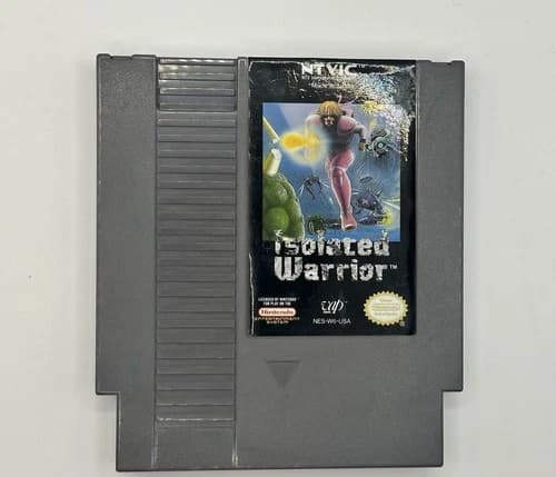 Nintendo NES Isolated Warrior Tested Working!