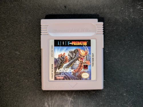 Alien Vs. Predator: The Last of His Clan (Nintendo Game Boy, 1993) Authentic