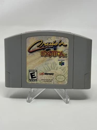 Cruis'n Exotica N64 Nintendo 64 Authentic Game Cartridge Cleaned Pins Retro Fun