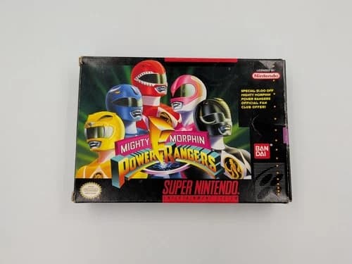 Mighty Morphin Power Rangers (SNES; CIB)