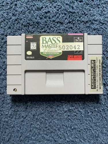 BASS Masters Classic Pro Edition (Super Nintendo Entertainment System, 1996)