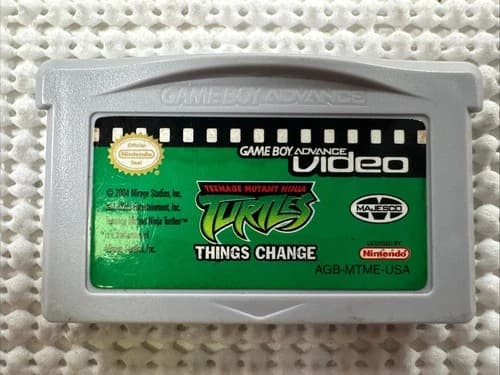 Teenage Mutant Ninja Turtles Things Change Game Boy Advance Video Nintendo GBA