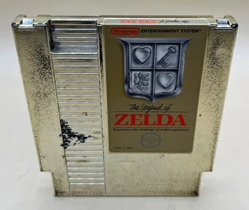 THE LEGEND OF ZELDA (NINTENDO NES) GOLD CARTRIDGE (MVP030915)