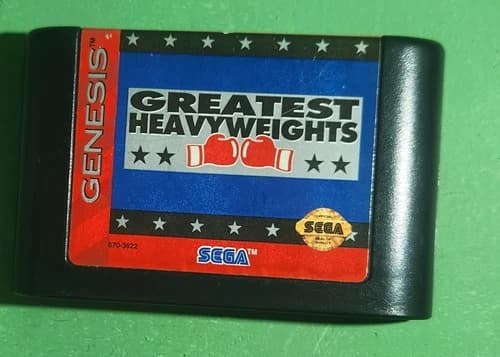 Sega Genesis Greatest Heavyweights Tested And Working Cart Only