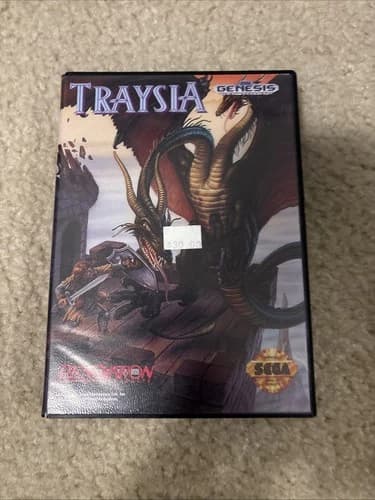 Traysia (Sega Genesis)Works Complete CIB Authentic🔥Nice!