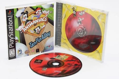 PS1 Animaniacs: Ten Pin Alley (Sony PlayStation 1, 1998) Complete w/ Manual