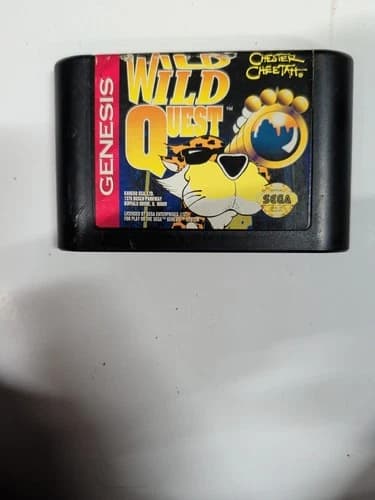 Chester Cheetah Wild Wild Quest Sega Genesis Cartridge Only