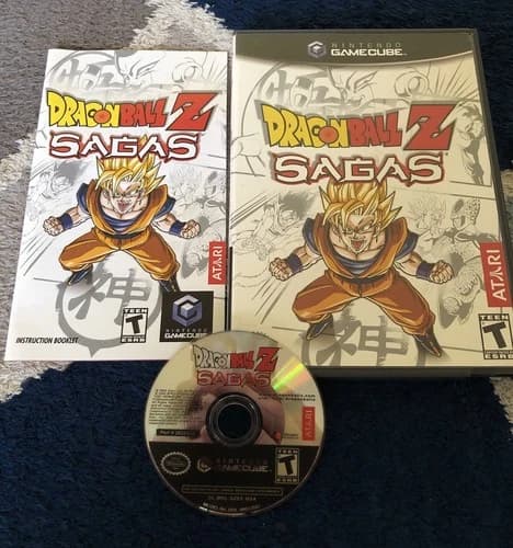 Dragon Ball Z: Sagas (Nintendo GameCube, 2005) CIB w/ Case, Manual *TESTED, NICE