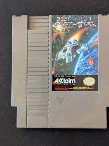 Destination EarthStar - Nintendo NES Game - Authentic - Tested - Free Shipping