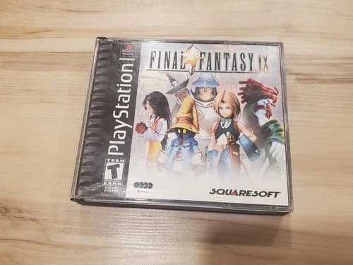 FINAL FANTASY IX - 4 CD Complete Black Label Video Game PS1 Playstation 1