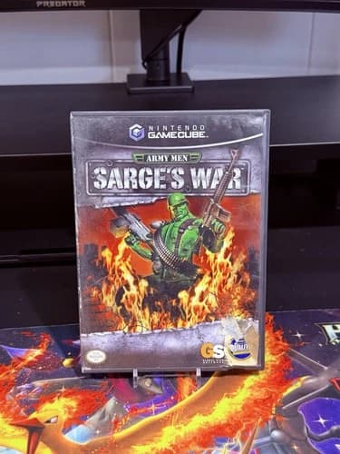 Army Men Sarge's War (Nintendo GameCube, 2004) CIB Complete w/Manual - Free Ship