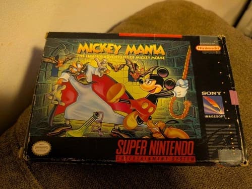 Mickey Mania: The Timeless Adventures of Mickey Mouse (SNES), CIB, Tested