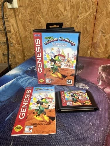 Mickey's Ultimate Challenge Sega Genesis Game Complete