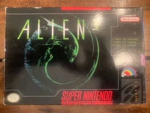 Alien 3 (Super Nintendo Entertainment System SNES, 1993) w/ Box Complete!