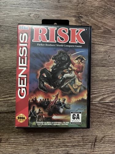 Risk Parker Brothers SEGA Genesis CIB Complete w/ Manual - Y524D