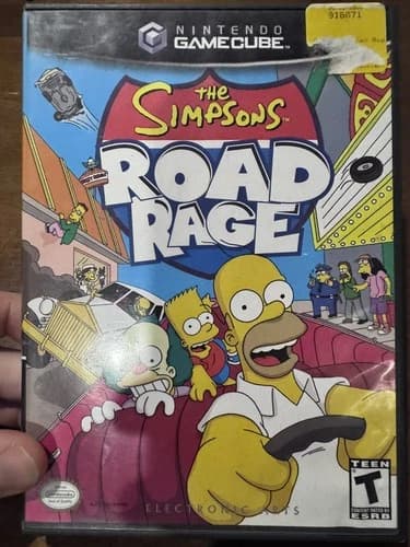 CIB The Simpsons Road Rage Nintendo GameCube Tested Working Complete