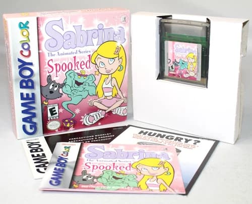 Sabrina: The Animated Series - Spooked GBC Complete CIB Great Condition! Rare!