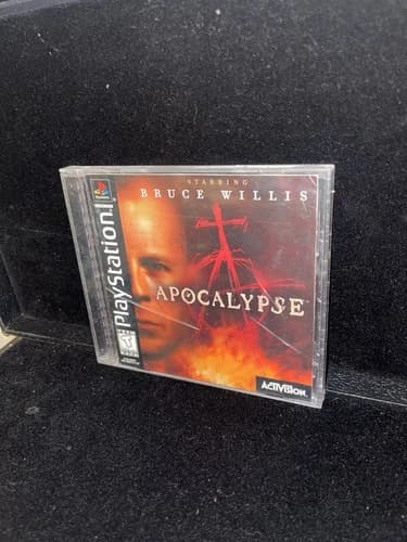 Apocalypse Sony PlayStation 1 PS1 Complete CIB Tested Black Label W/ Reg Card