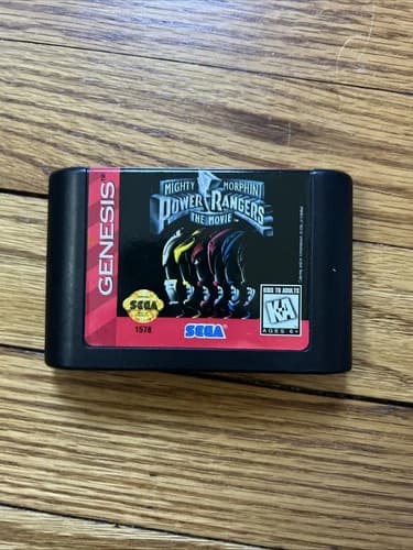 Mighty Morphin Power Rangers: The Movie (Sega Genesis, 1995) Cartridge Tested