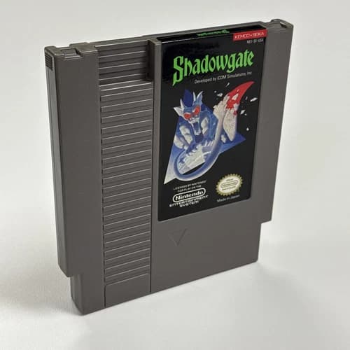 Shadowgate Game NES (Nintendo Entertainment System, 1989) cleaned and tested.