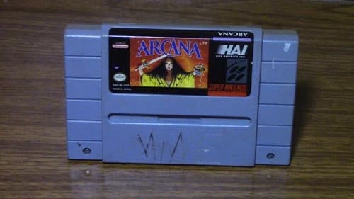 Super Nintendo SNES Arcana HAI America Video Game