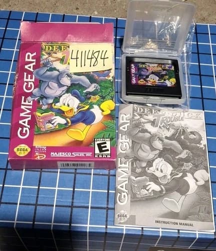 Deep Duck Trouble Starring Donald Duck (Sega Game Gear, 1993) Complete SEE