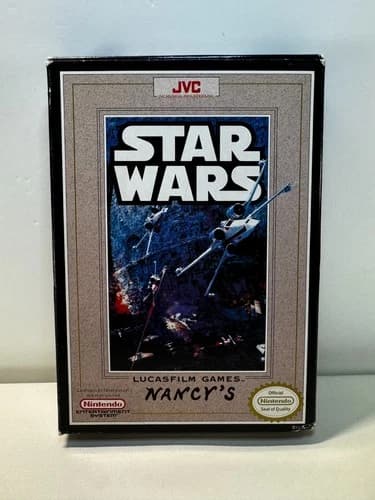 Star Wars (Nintendo NES, 1991) FULLY COMPLETE CIB Authentic Tested