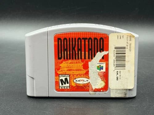 John Romero's Daikatana Nintendo 64 N64 Game Cartridge Only Authentic Kemco