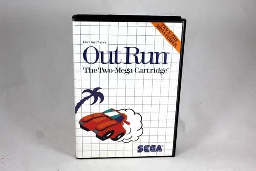 Sega Master System Out Run Complete in Box CIB Tested