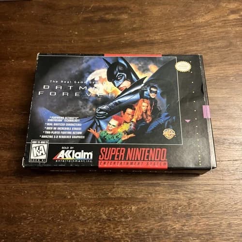 Batman Forever (SNES Super Nintendo) Complete - Tested - Authentic