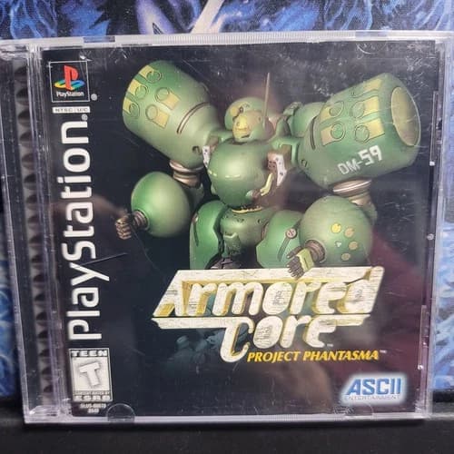 Armored Core: Project Phantasma (PlayStation 1-PS1) CIB W/REG. CARD-TESTED!!!