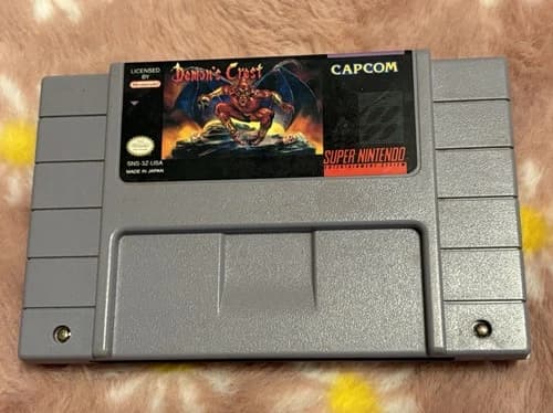 Demon's Crest SNES (Super Nintendo Entertainment System, 1994) AUTHENTIC! Tested