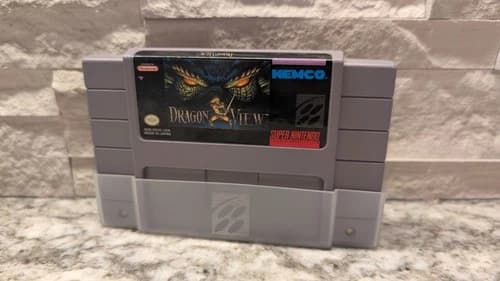 Dragon View (Drakkhen II) Super Nintendo SNES Authentic Cartridge Excellent