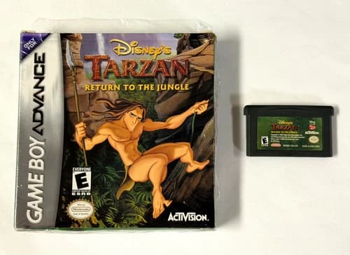 Disney's Tarzan: Return to the Jungle (Game Boy Advance, 2002) GBA Authentic