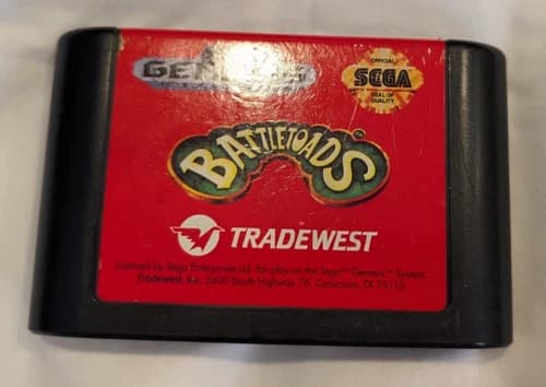 Sega Genesis Battletoads Cartridge Only TESTED
