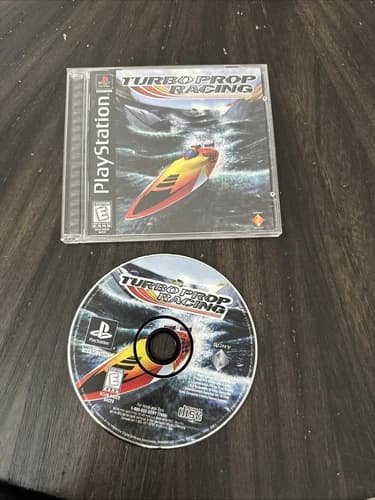 PlayStation 1 PS1 Game Turbo Prop Racing CIB Complete In Box