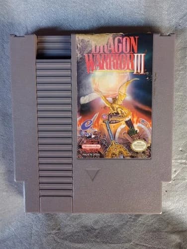 Dragon Warrior III 3 NES Authentic Not Tested Cartridge Only RARE!!