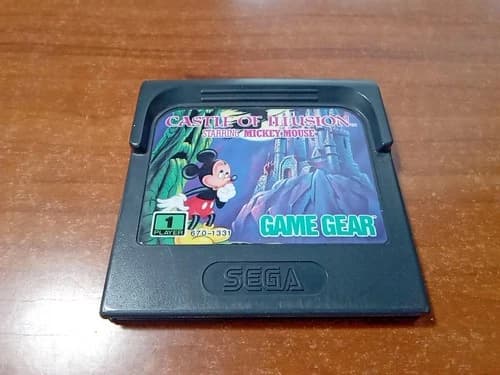 Castle of Illusion Starring Mickey Mouse (Sega Game Gear, 1990) *TESTED*