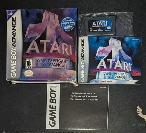 Atari Anniversary Advance (Game Boy Advance, 2002) GBA COMPLETE IN BOX CIB