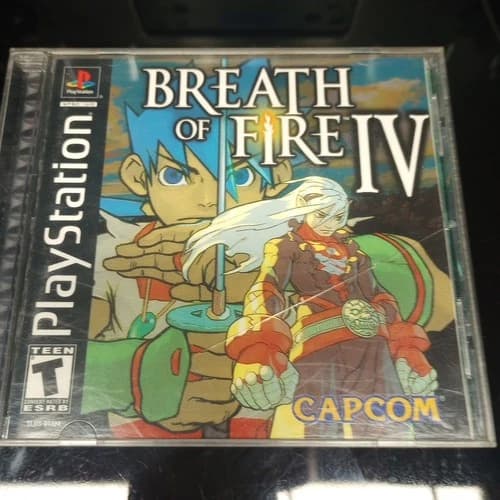 PS1 Breath of Fire IV 4 PlayStation 1 Complete CIB Used Good! RARE collectible