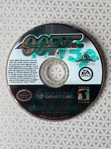 James Bond 007 in Agent Under Fire (GameCube, 2003) Disc Only Tested & Working!