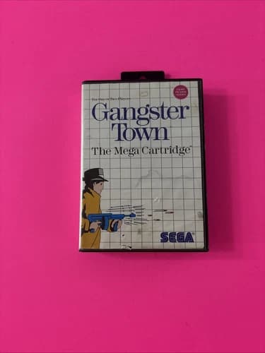 Gangster Town (Sega Master System, 1987) SMS Complete w/Manual Authentic
