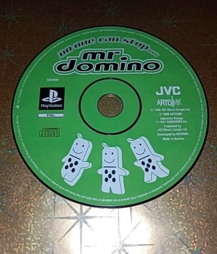 No one can stop mr domino disc only PlayStation PS1 game RARE