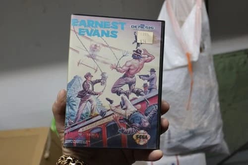 Earnest Evans Sega Genesis In-Box MANUAL- CART