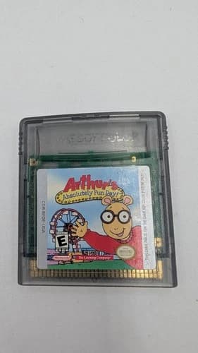 Arthur's Absolutely Fun Day Nintendo Gameboy Color Excellent Label