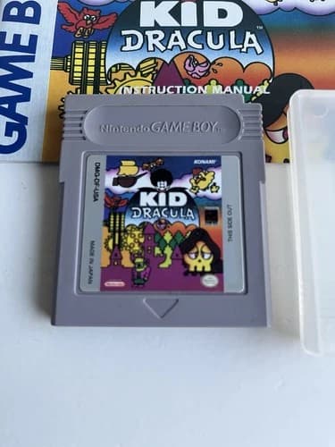 Gameboy Game: Kid Dracula DMG-DF-USA QAB Original Game Nintendo With Manuel