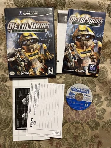 Metal Arms: Glitch in the System (Nintendo Gamecube) Tested Complete in Box !!