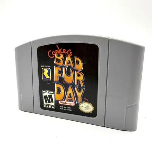 Conker's Bad Fur Day Nintendo 64 N64 Authentic Cart Only TESTED