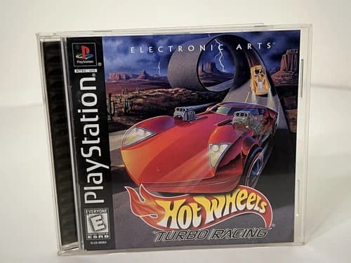 Hot Wheels: Turbo Racing Video Game PS1 (Sony PlayStation 1, 1999) Complete